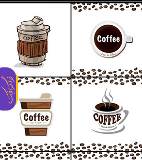 دانلود لوگو های فنجان قهوه - لایه باز وکتور - شماره 5