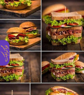 دانلود تصاویر استوک ساندویچ های خوشمزه