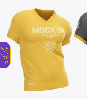 دانلود ماک آپ فتوشاپ تی شرت مردانه ورزشی