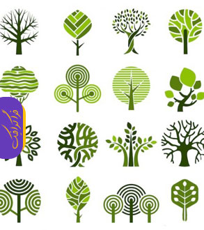 دانلود لوگو های درخت - شماره 4 - Tree Logos