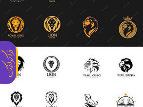 دانلود لوگو های سر شیر - Lion Head Logos