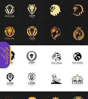 دانلود لوگو های سر شیر - Lion Head Logos