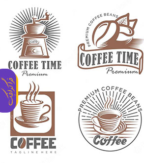 دانلود لوگو های فنجان قهوه - وکتور - شماره 7