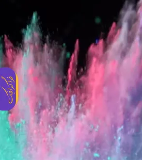 دانلود ویدیو فوتیج انفجار پودر رنگارنگ