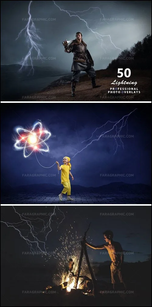دانلود تصاویر اُورلی رعد و برق - Lightning