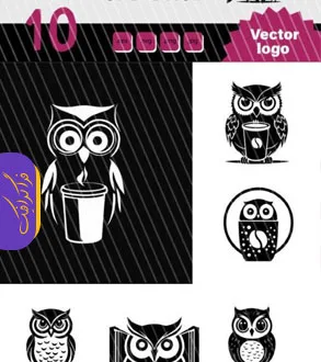 دانلود لوگو های جغد - Owl Logos 1