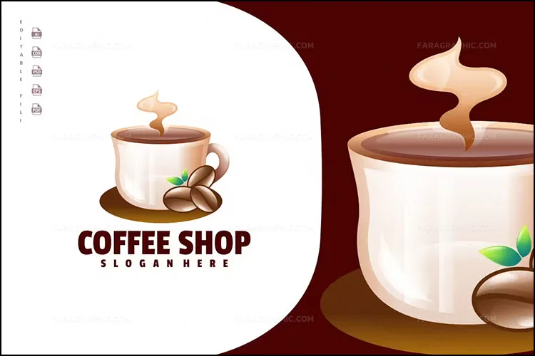 دانلود لوگو کافی شاپ - Coffee Shop Logo