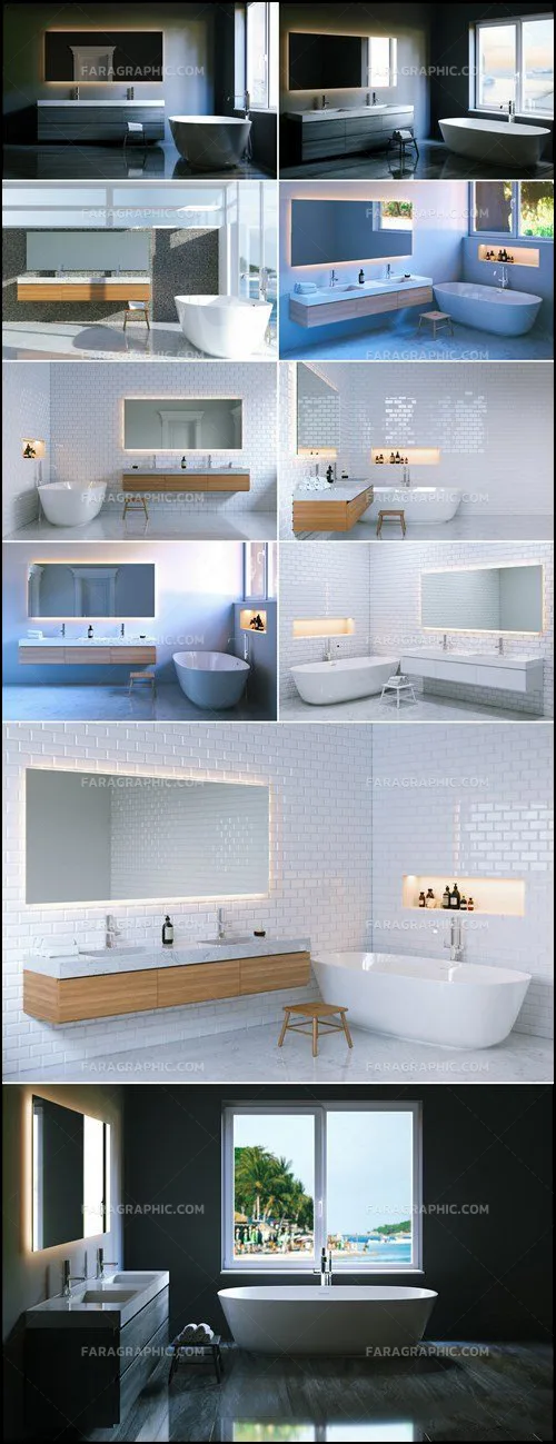 دانلود تصاویر استوک رایگان طراحی حمام