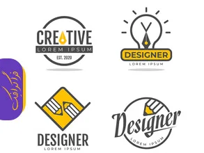دانلود 4 لوگو طراح - Designer Logos