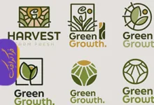 دانلود 8 لوگو محصولات سبز کشاورزی
